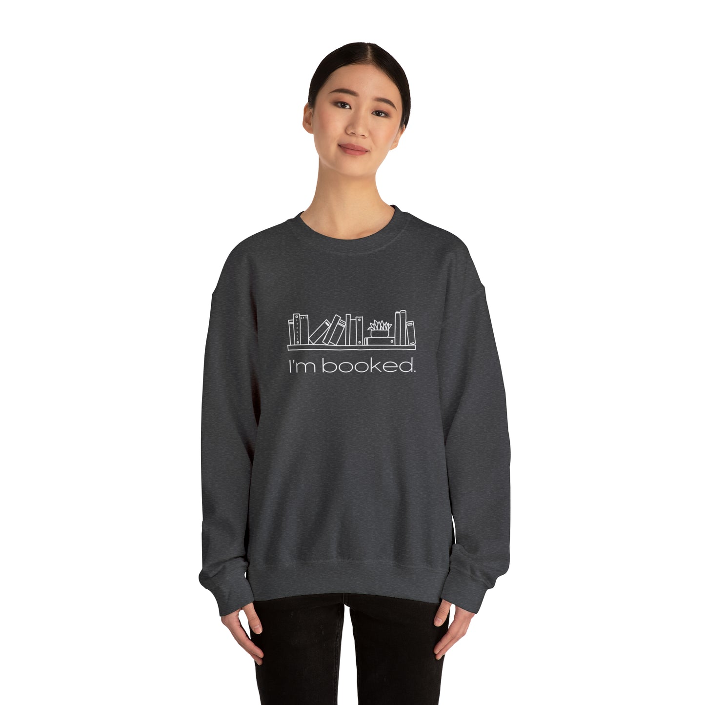 I'm Booked Unisex Heavy Blend™ Crewneck Sweatshirt