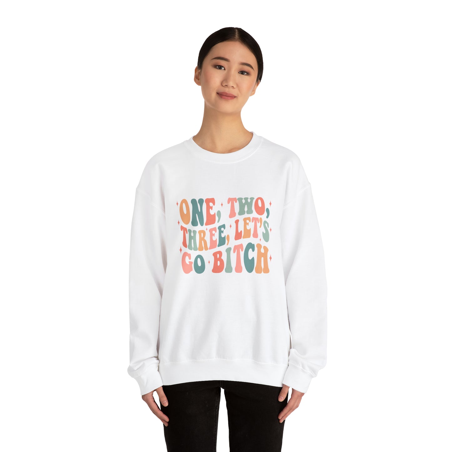 1 2 3 Let's Go B! Unisex Crewneck Sweatshirt