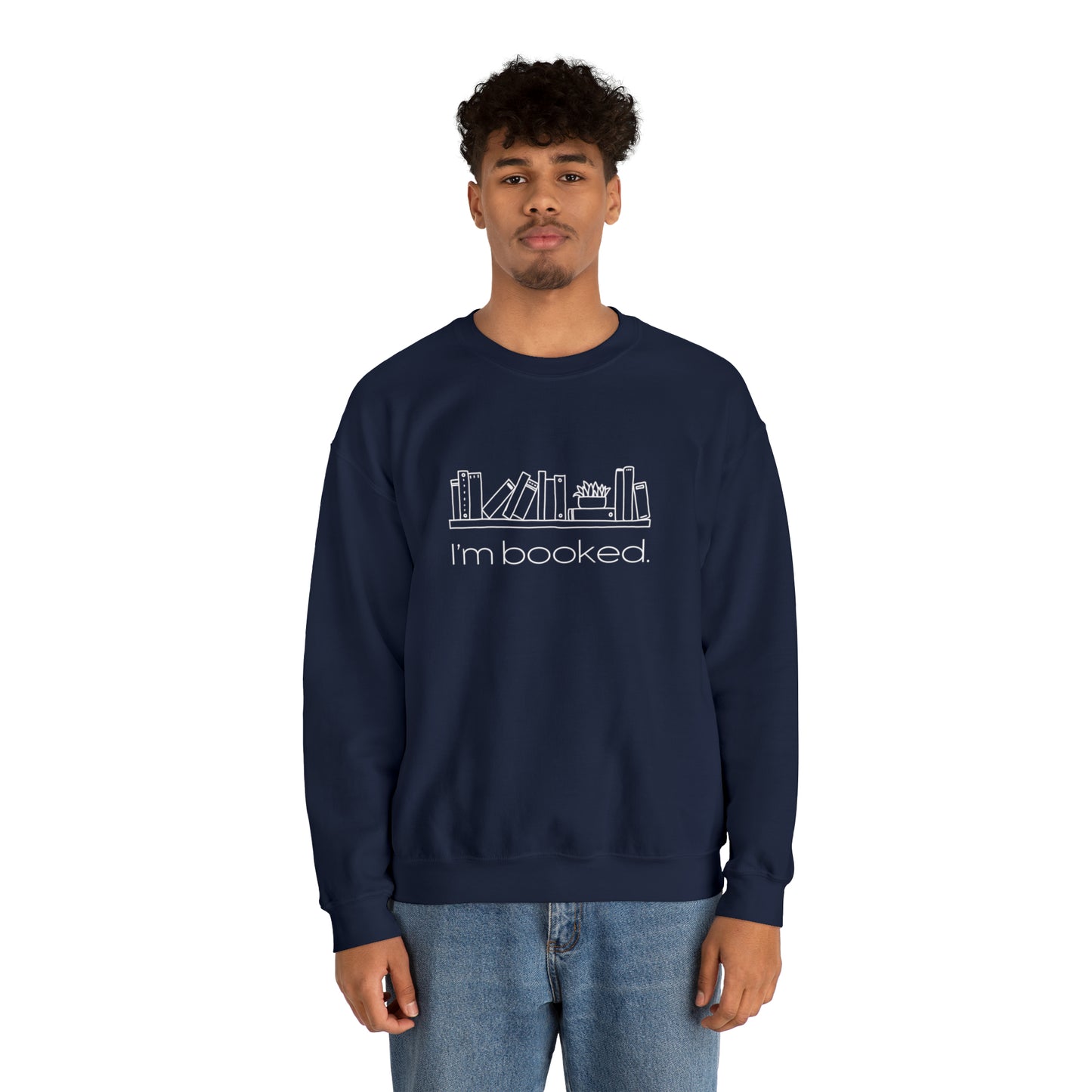 I'm Booked Unisex Heavy Blend™ Crewneck Sweatshirt
