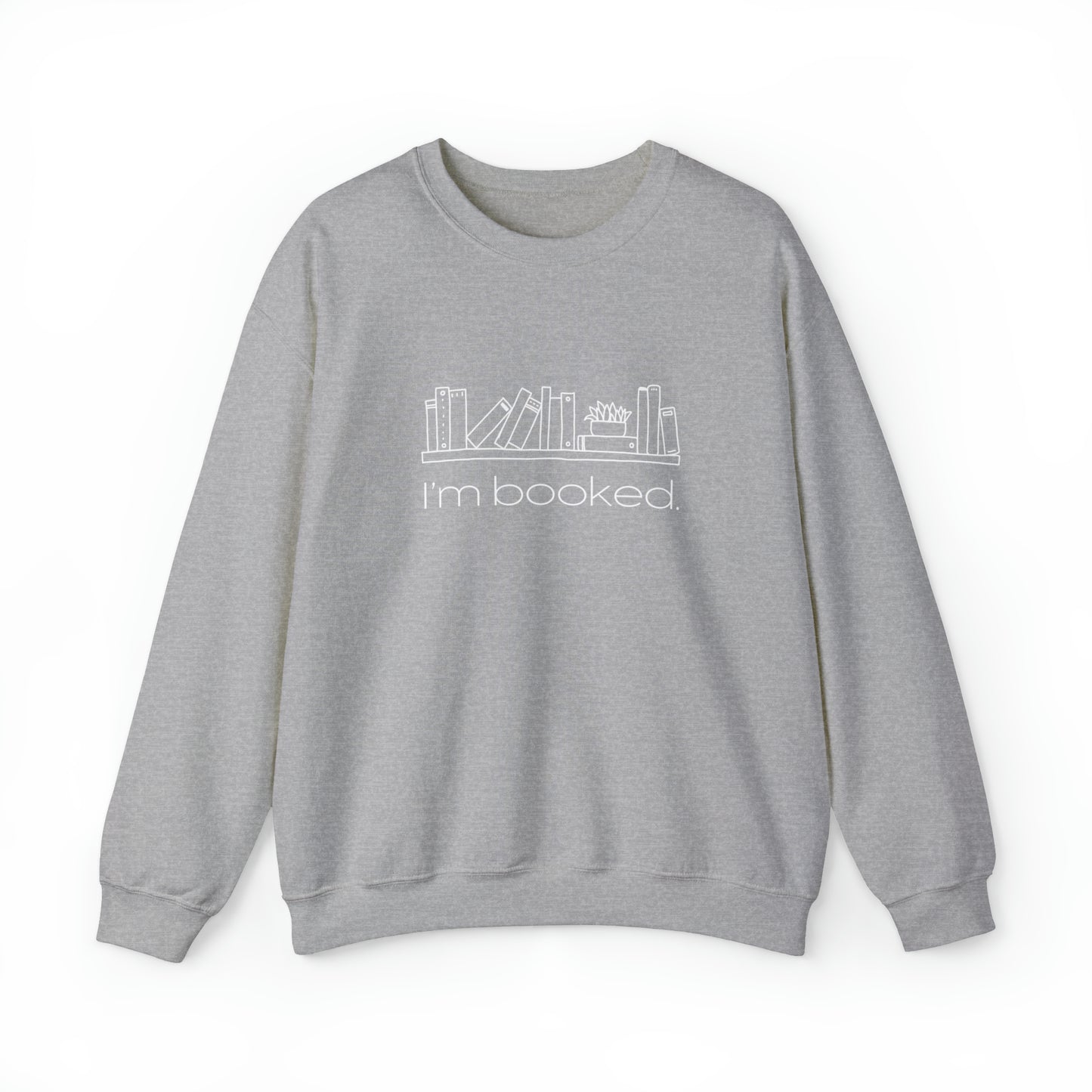 I'm Booked Unisex Heavy Blend™ Crewneck Sweatshirt