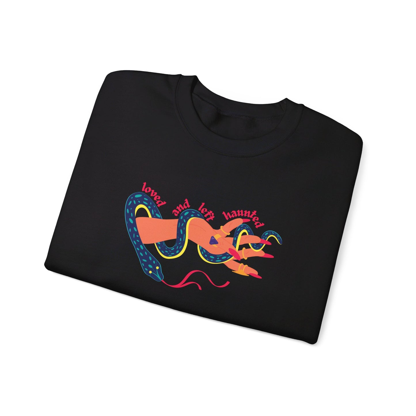 Loved and Left Haunted Crewneck Sweatshirt