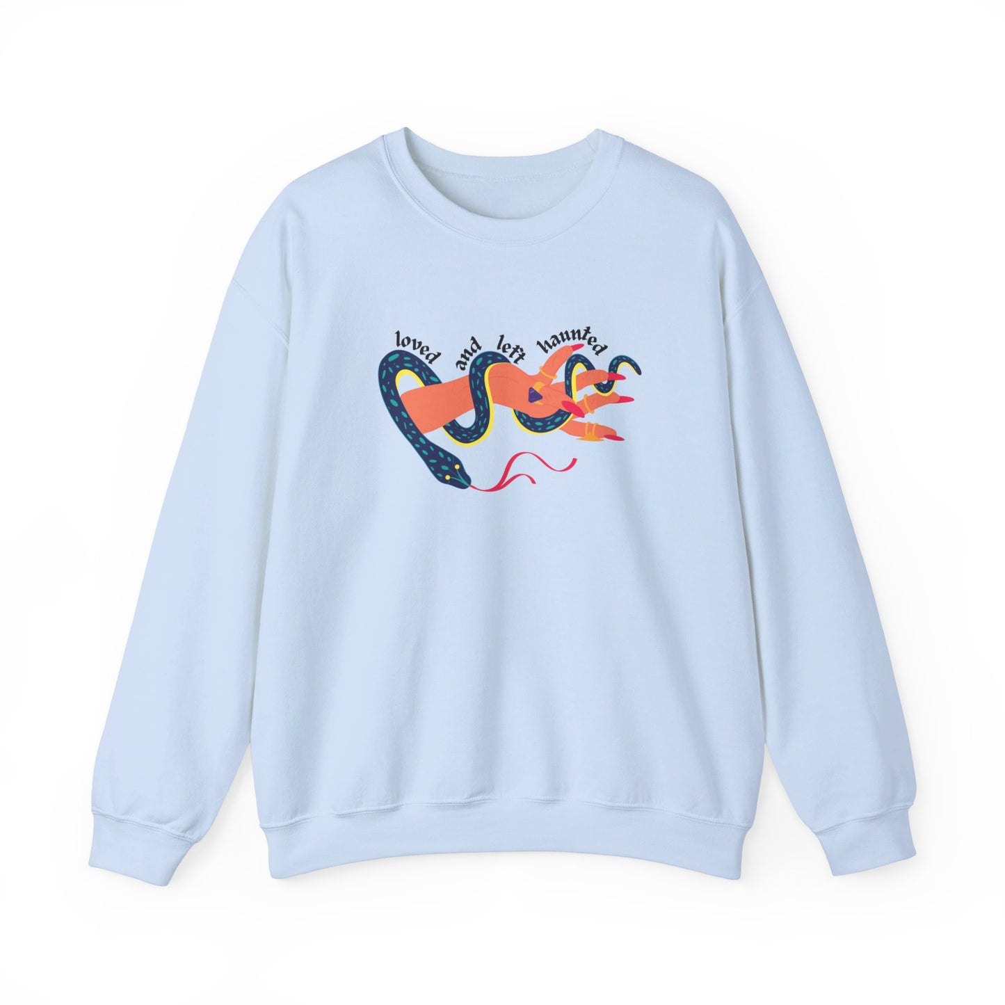 Loved and Left Haunted Crewneck Sweatshirt