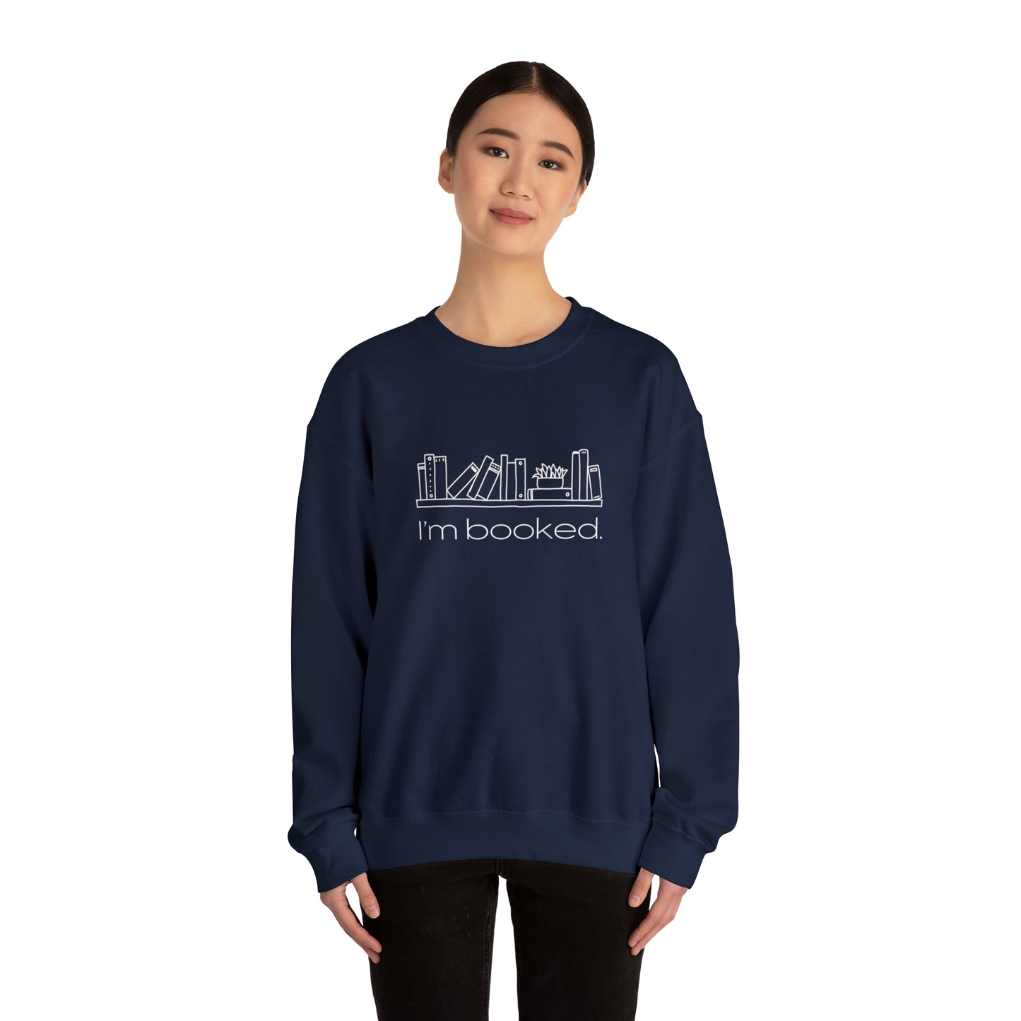 I'm Booked Unisex Heavy Blend™ Crewneck Sweatshirt