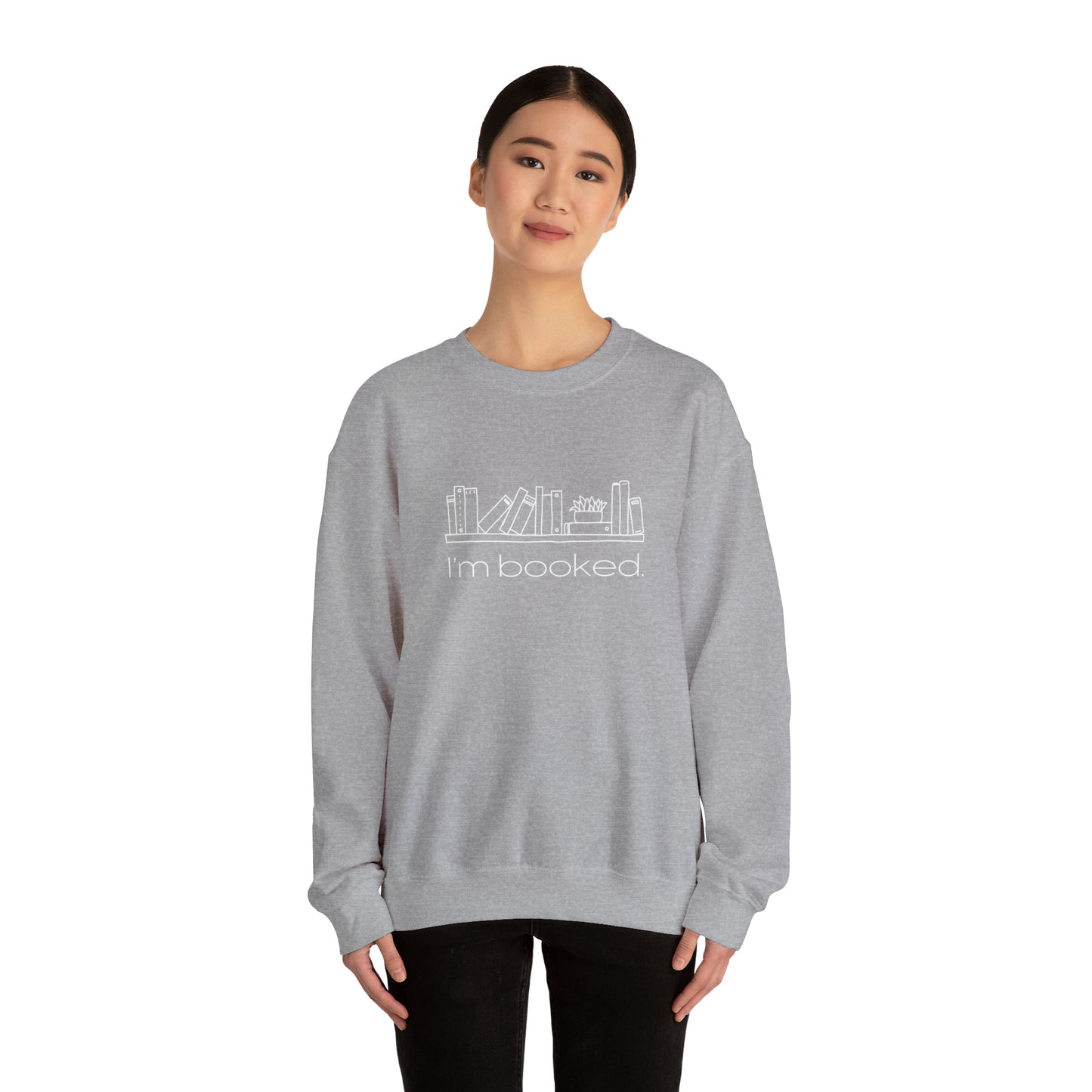 I'm Booked Unisex Heavy Blend™ Crewneck Sweatshirt