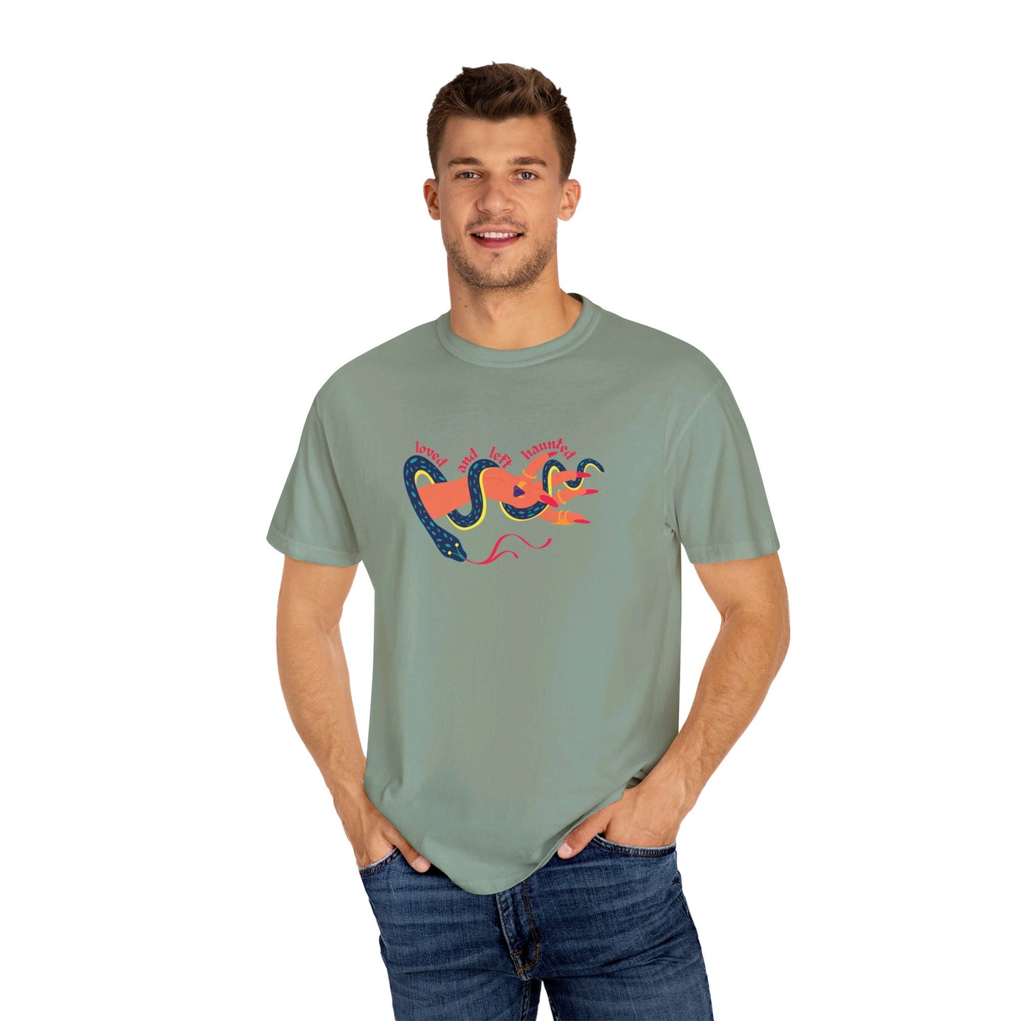 Loved and Left Haunted Halloween T-shirt