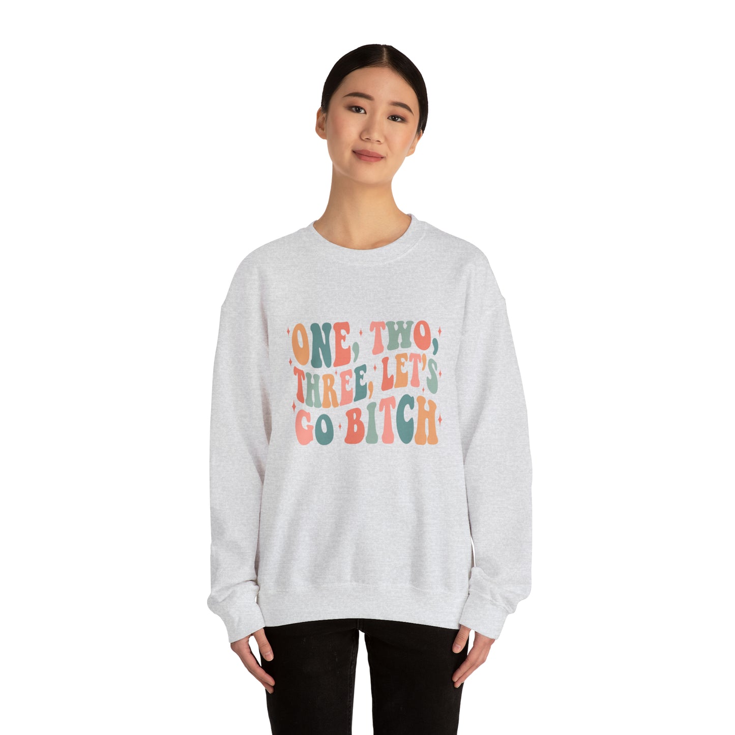 1 2 3 Let's Go B! Unisex Crewneck Sweatshirt