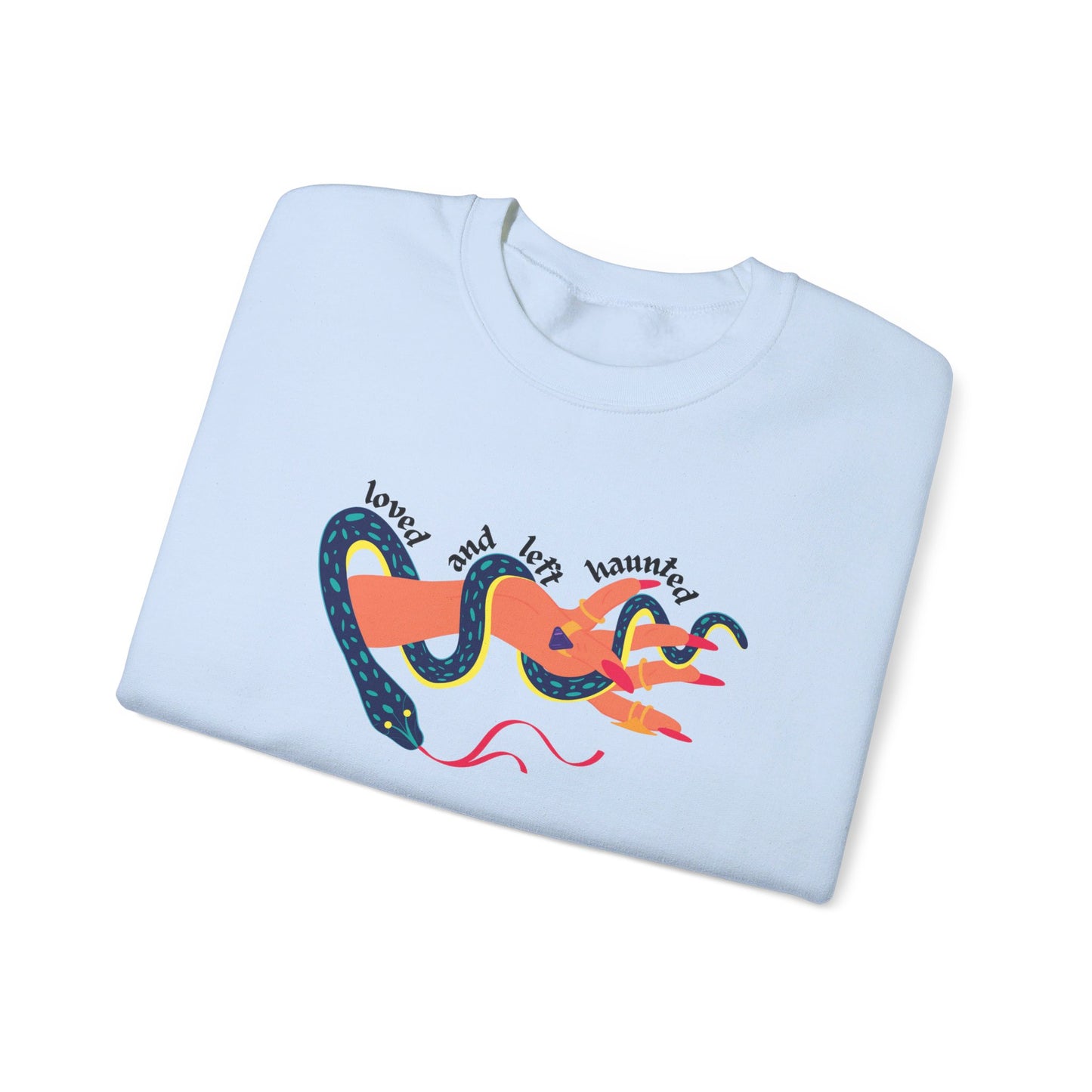 Loved and Left Haunted Crewneck Sweatshirt