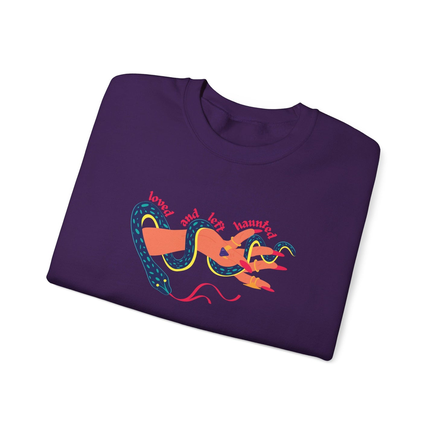 Loved and Left Haunted Crewneck Sweatshirt
