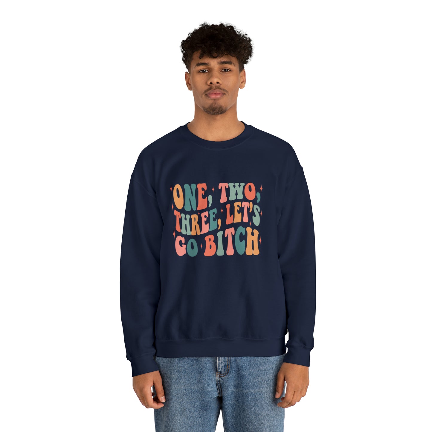 1 2 3 Let's Go B! Unisex Crewneck Sweatshirt