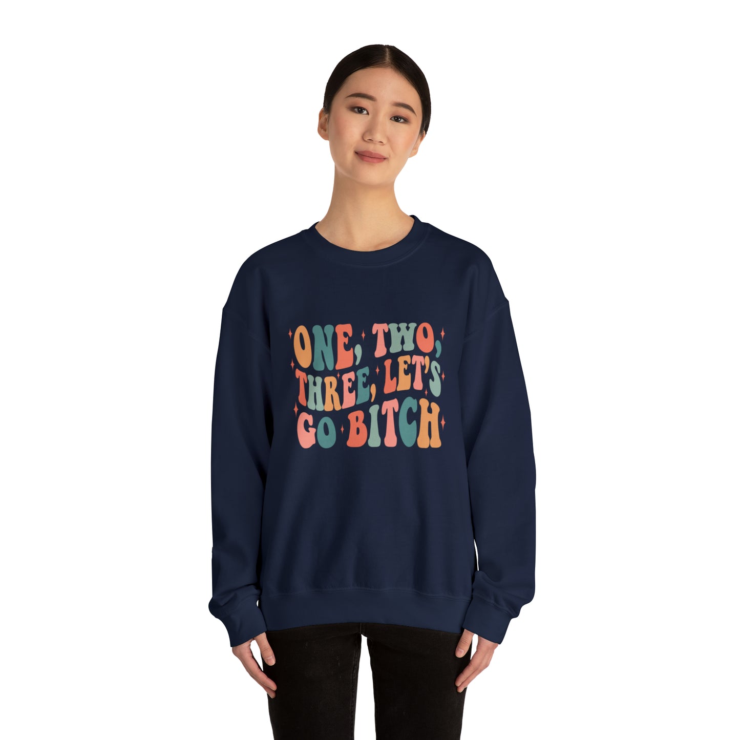 1 2 3 Let's Go B! Unisex Crewneck Sweatshirt