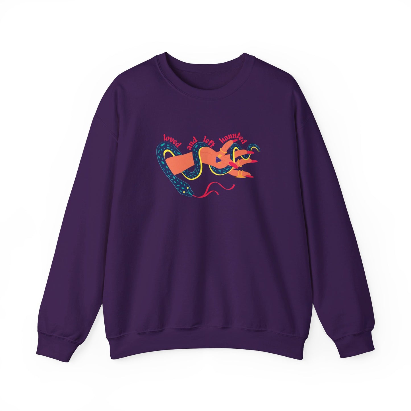 Loved and Left Haunted Crewneck Sweatshirt