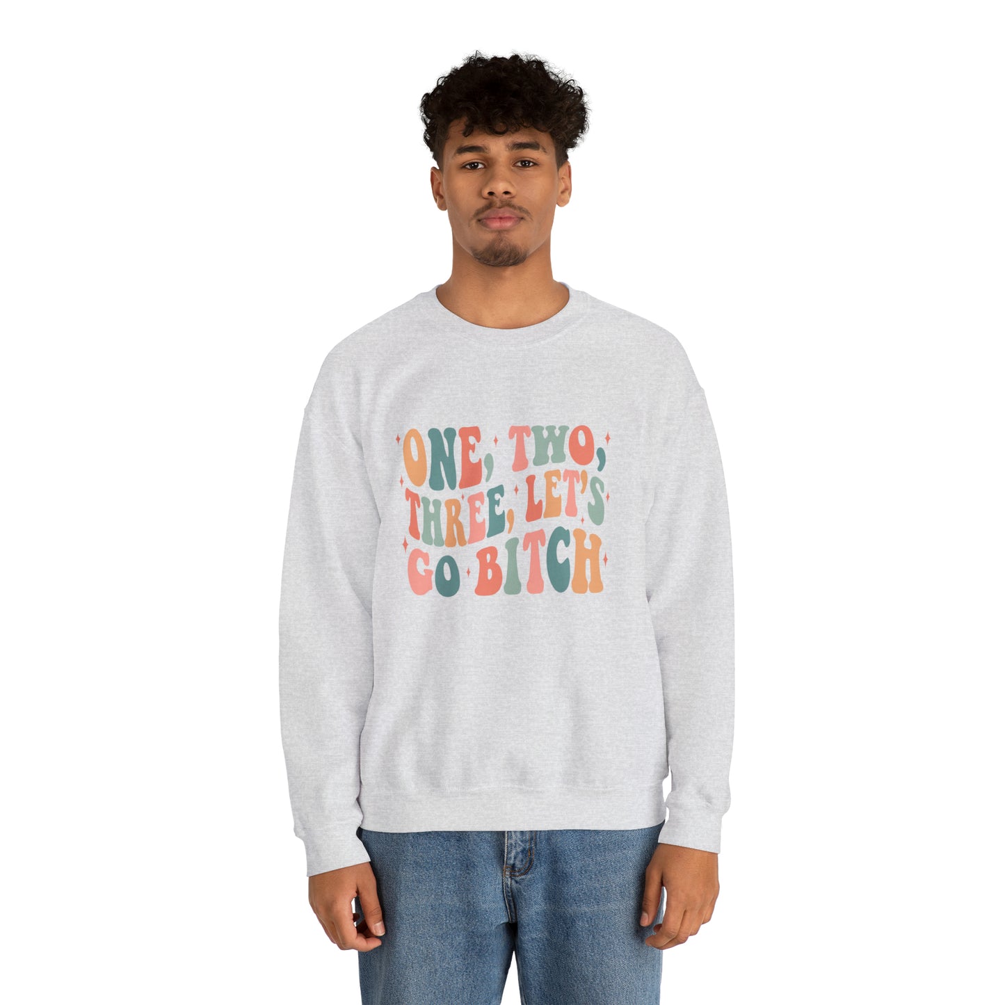 1 2 3 Let's Go B! Unisex Crewneck Sweatshirt