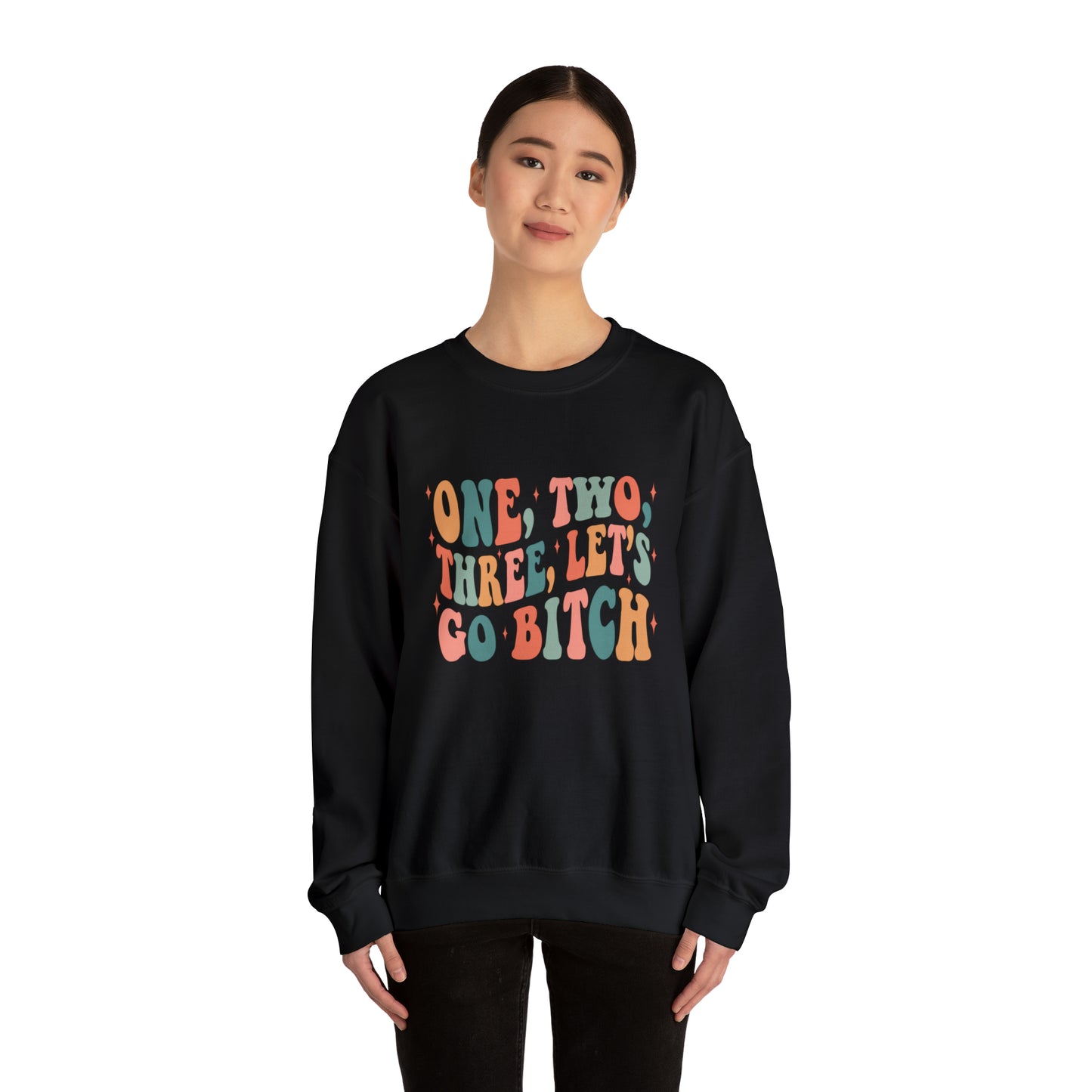 1 2 3 Let's Go B! Unisex Crewneck Sweatshirt