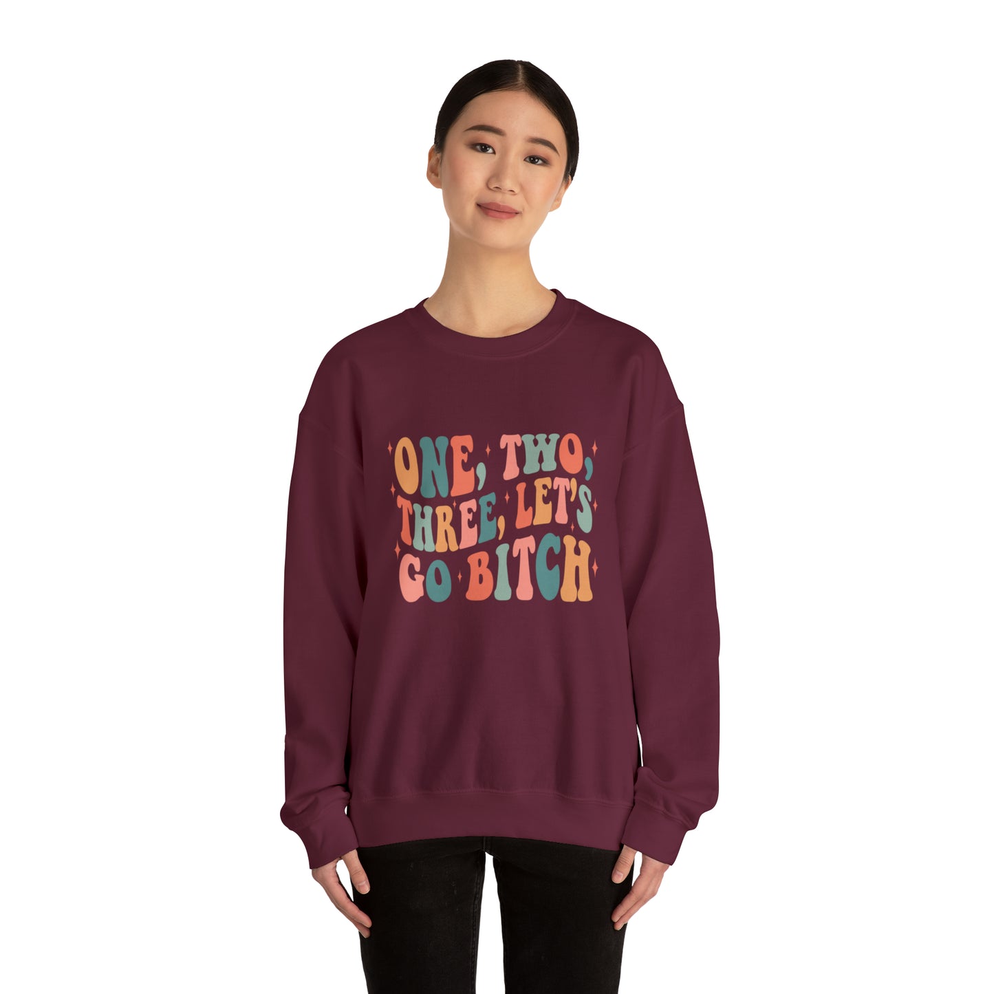 1 2 3 Let's Go B! Unisex Crewneck Sweatshirt
