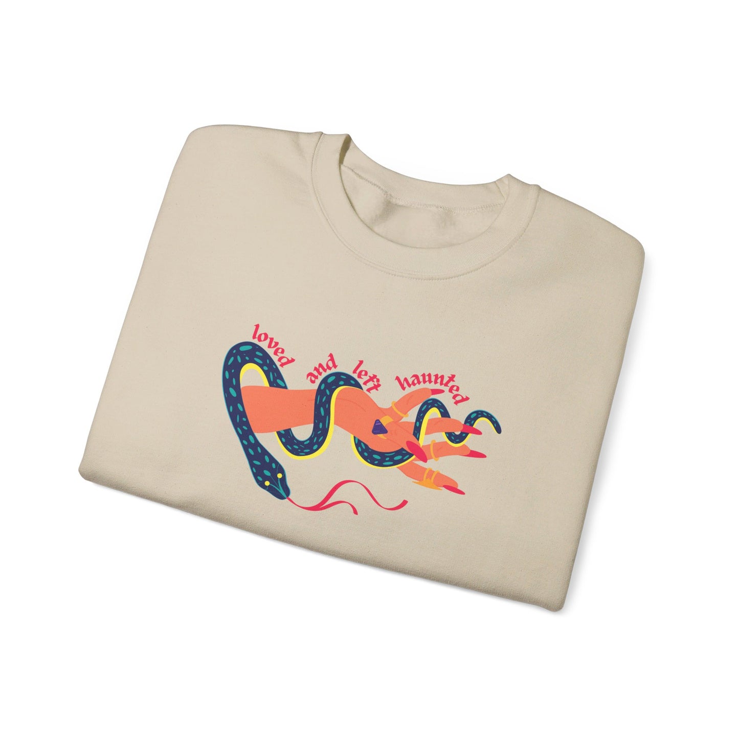 Loved and Left Haunted Crewneck Sweatshirt