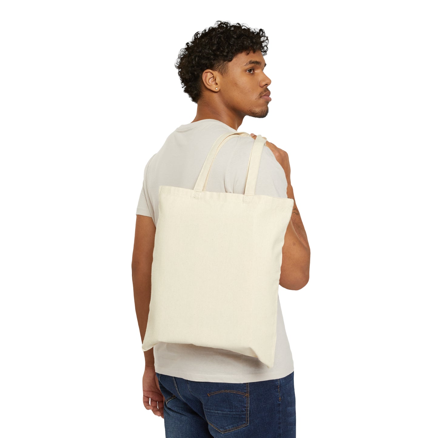 Just a Young 30 Year Old Teenager Cotton Canvas Tote Bag