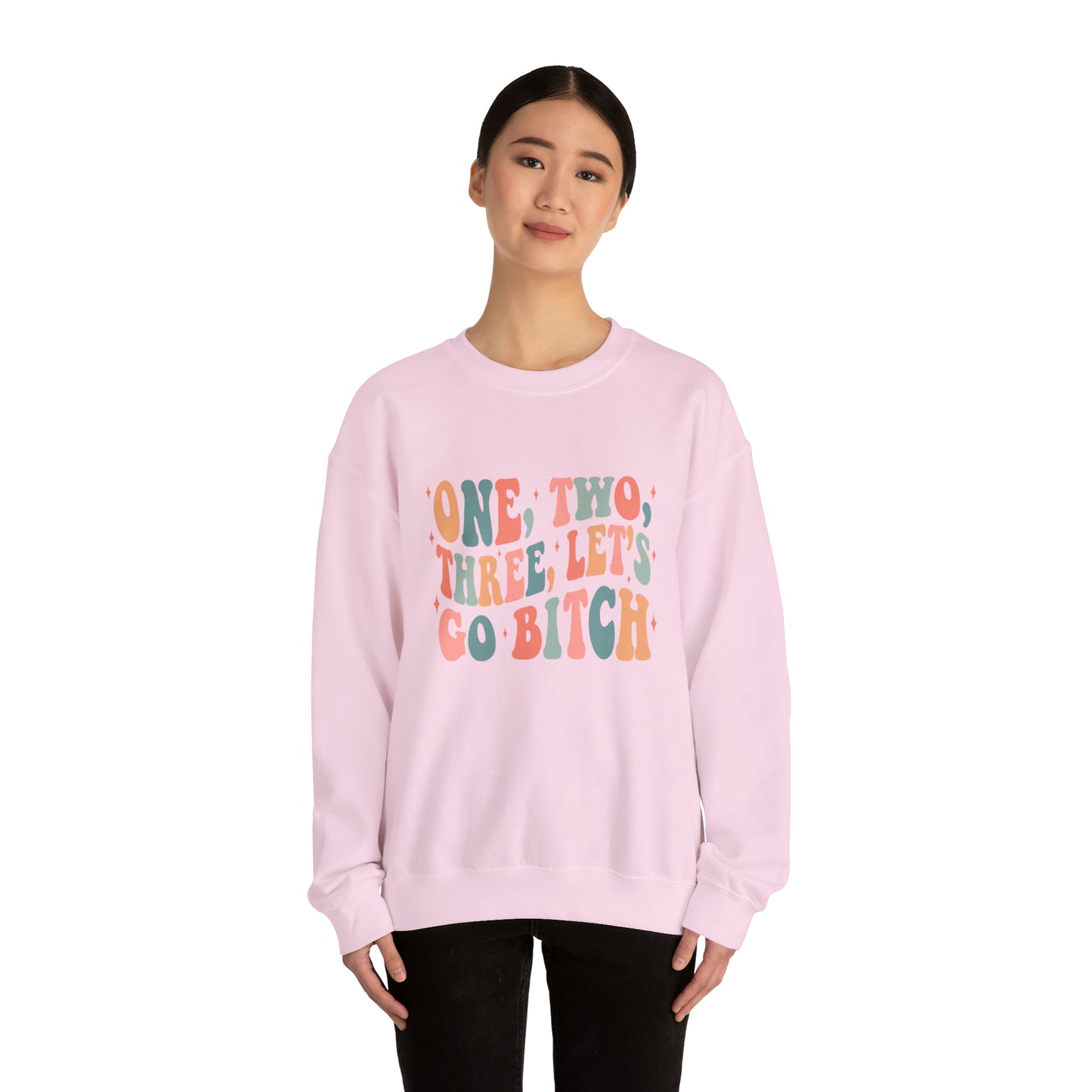 1 2 3 Let's Go B! Unisex Crewneck Sweatshirt