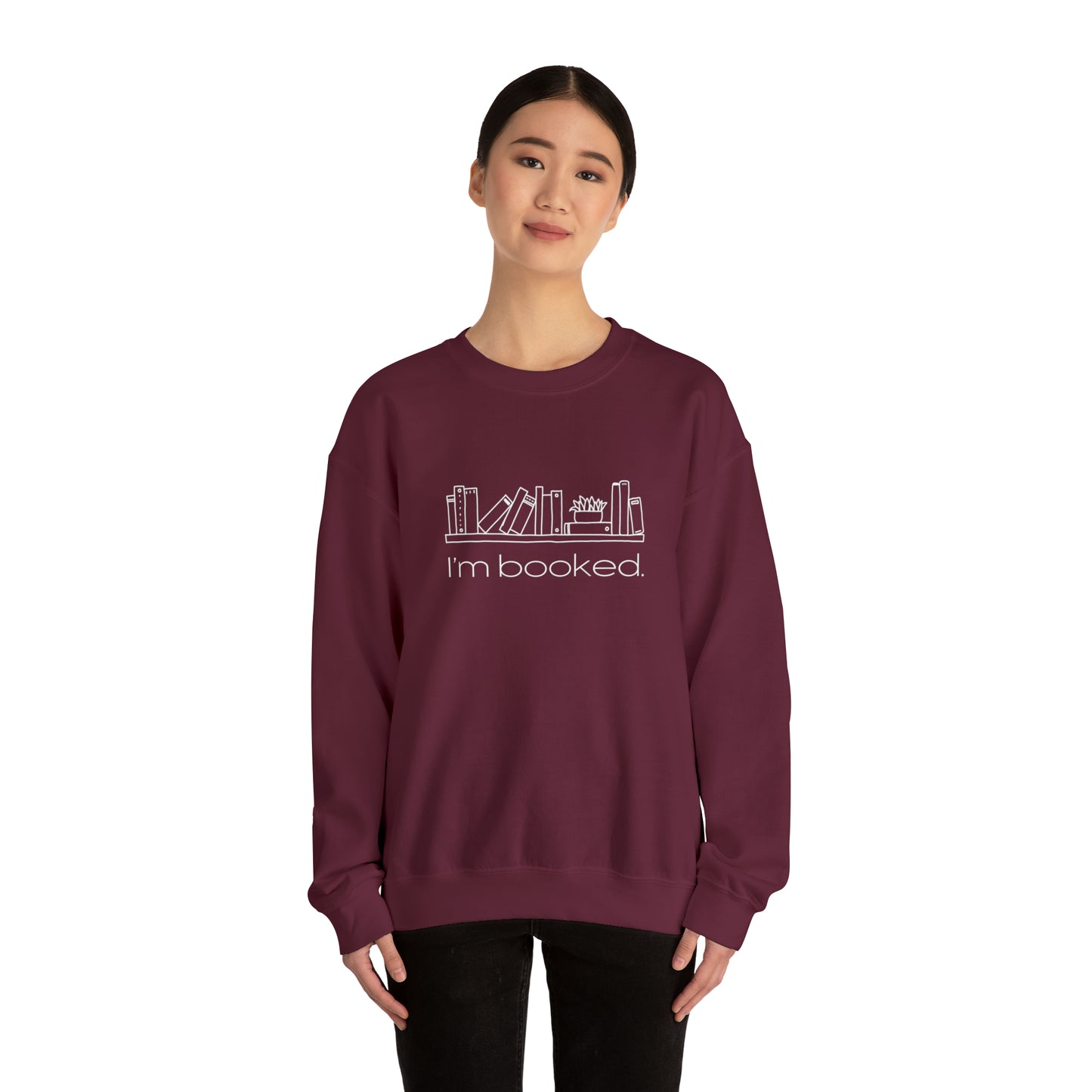 I'm Booked Unisex Heavy Blend™ Crewneck Sweatshirt