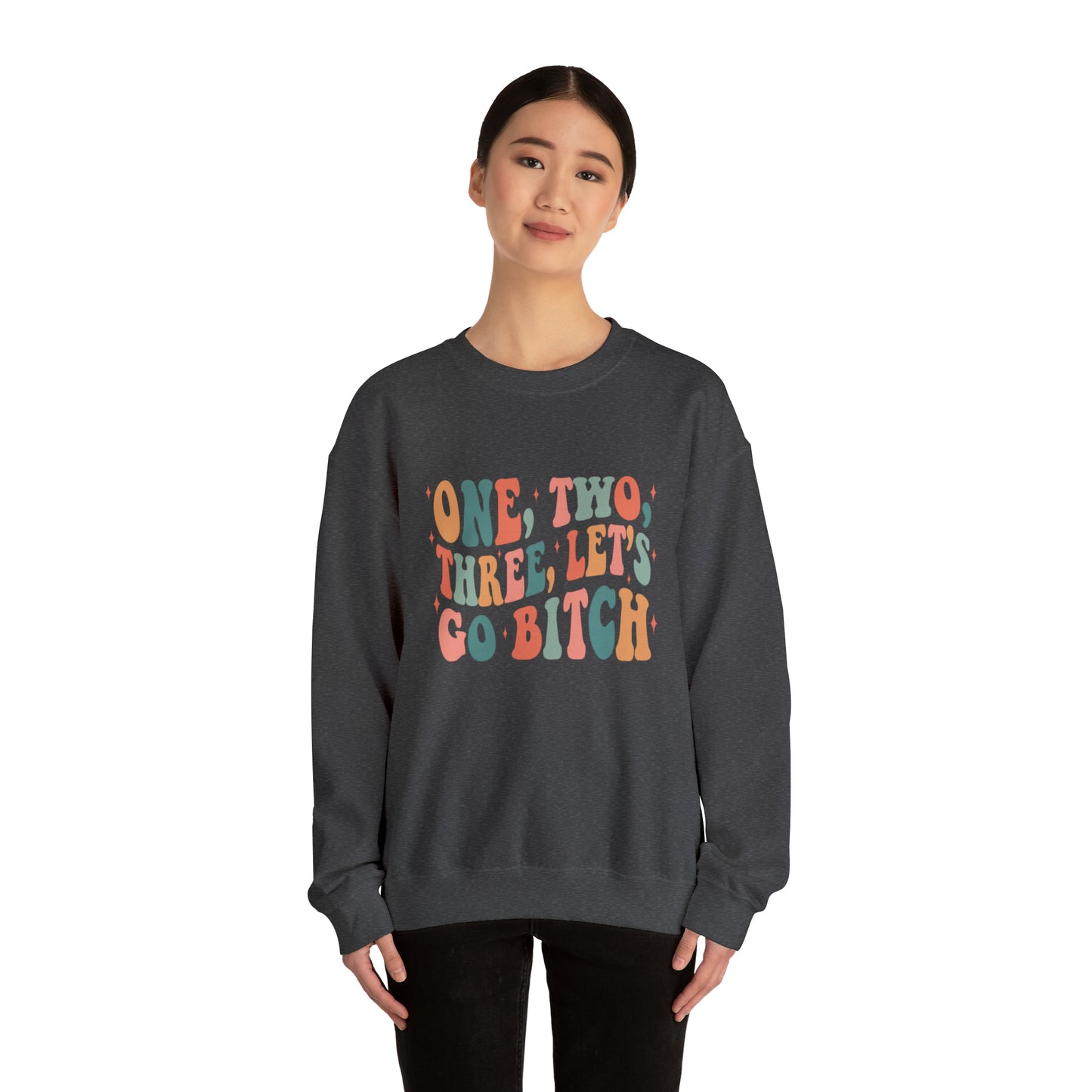 1 2 3 Let's Go B! Unisex Crewneck Sweatshirt