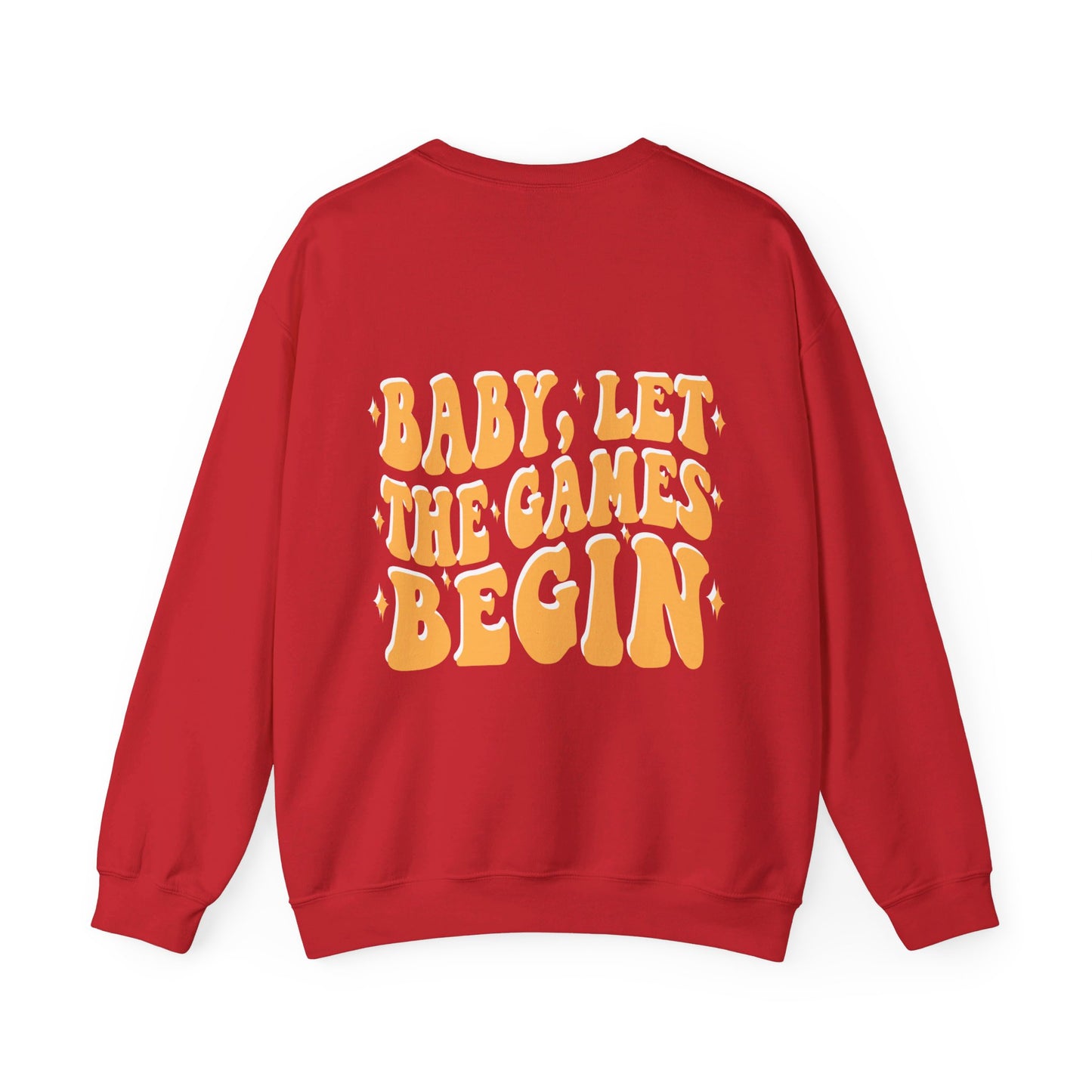 KC Baby Let the Games Begin Crewneck
