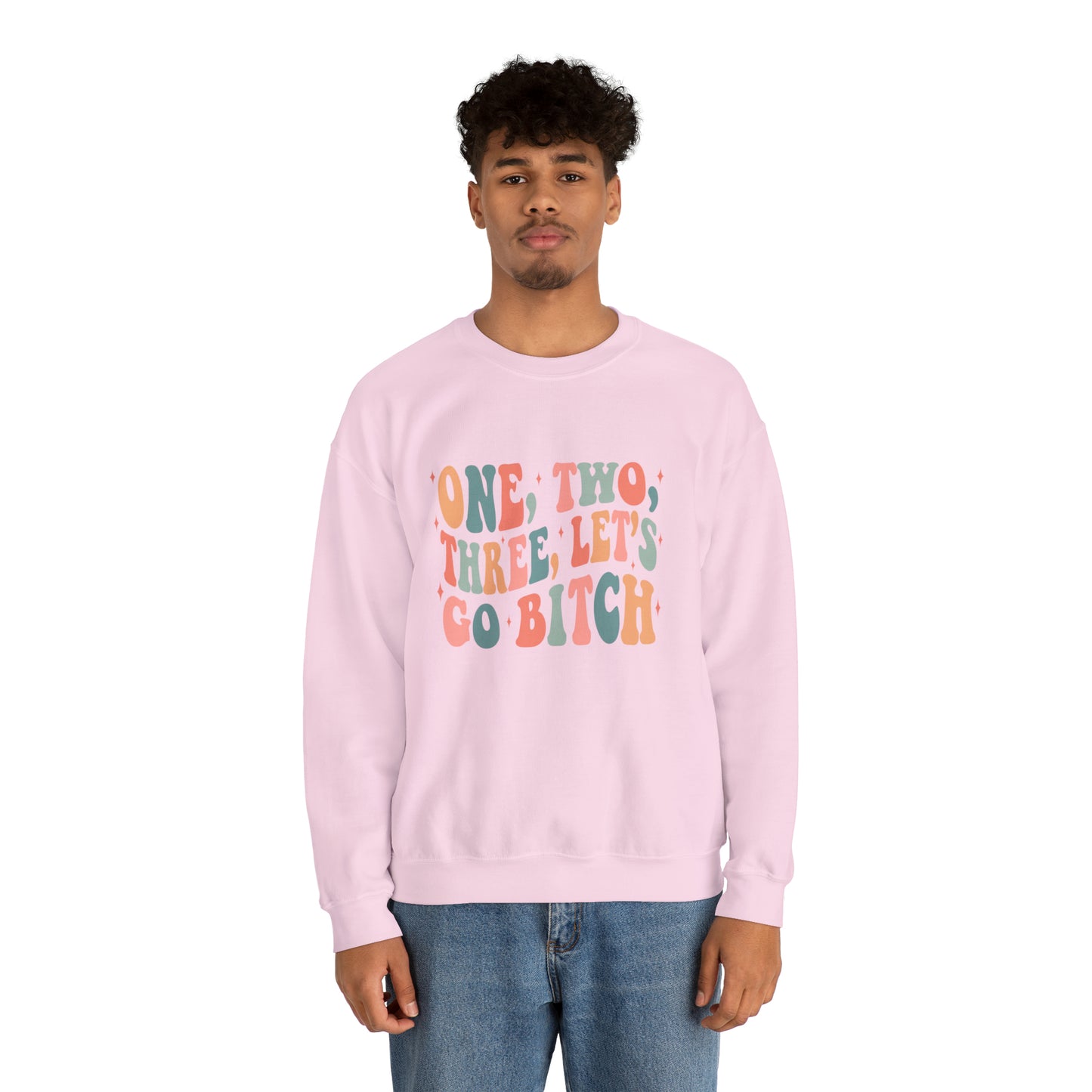 1 2 3 Let's Go B! Unisex Crewneck Sweatshirt