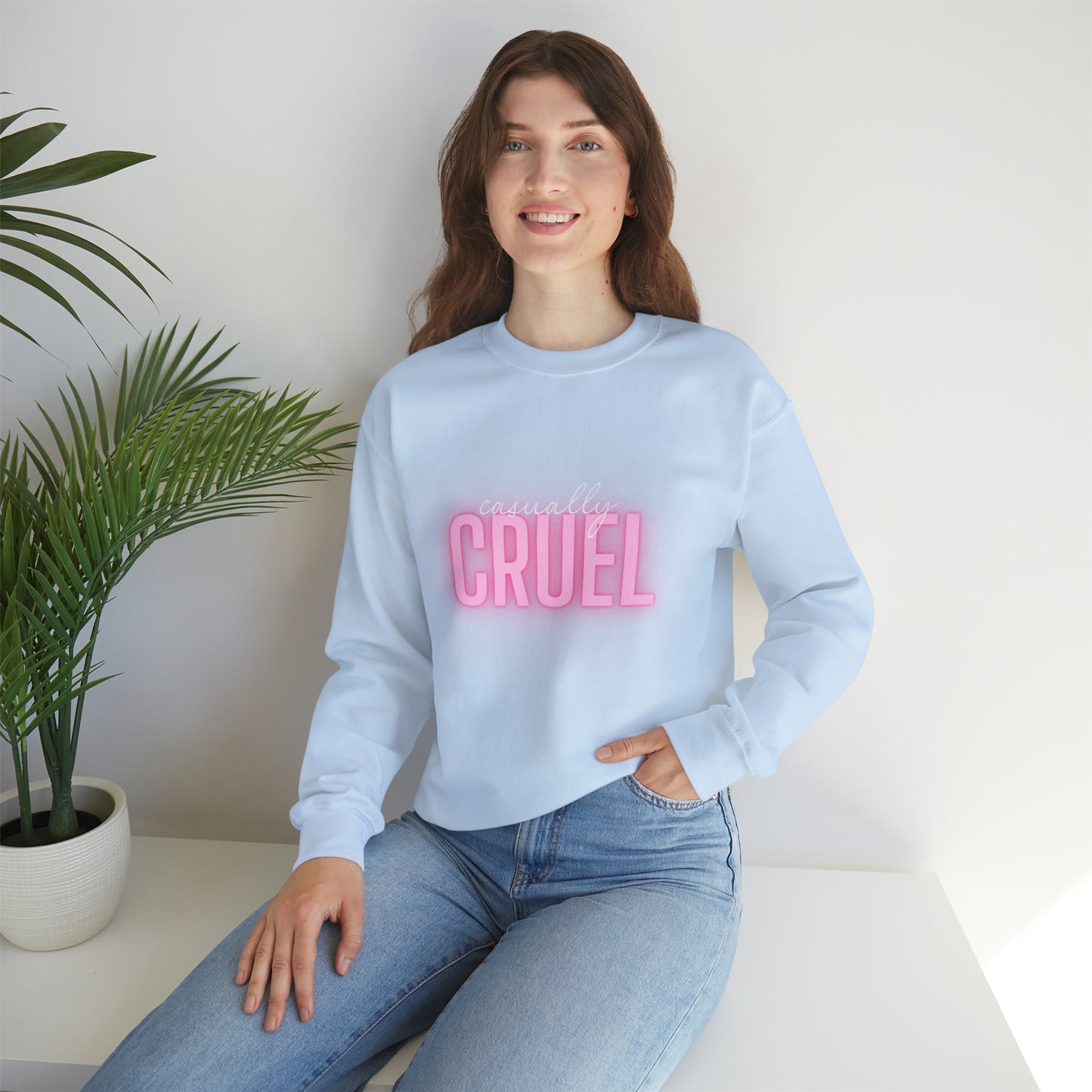 Casually Cruel Unisex Crewneck Sweatshirt
