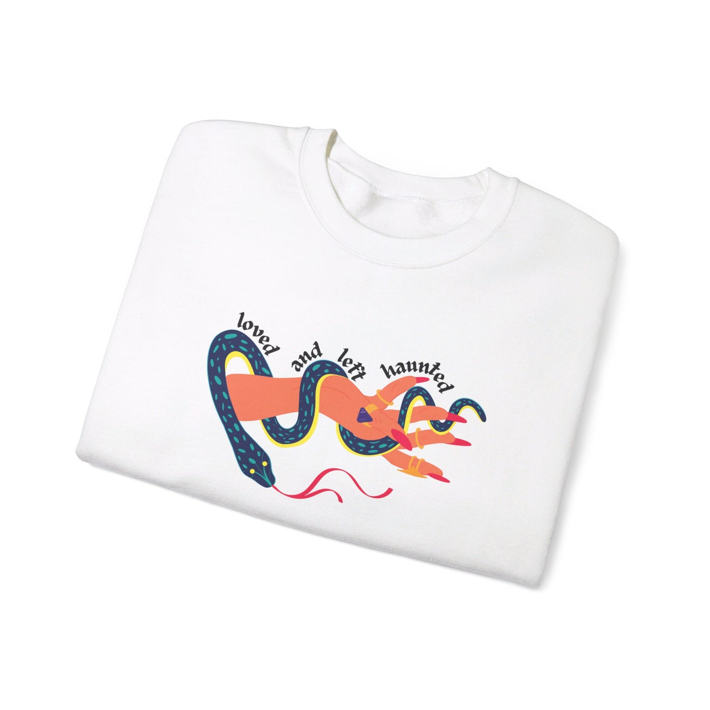 Loved and Left Haunted Crewneck Sweatshirt