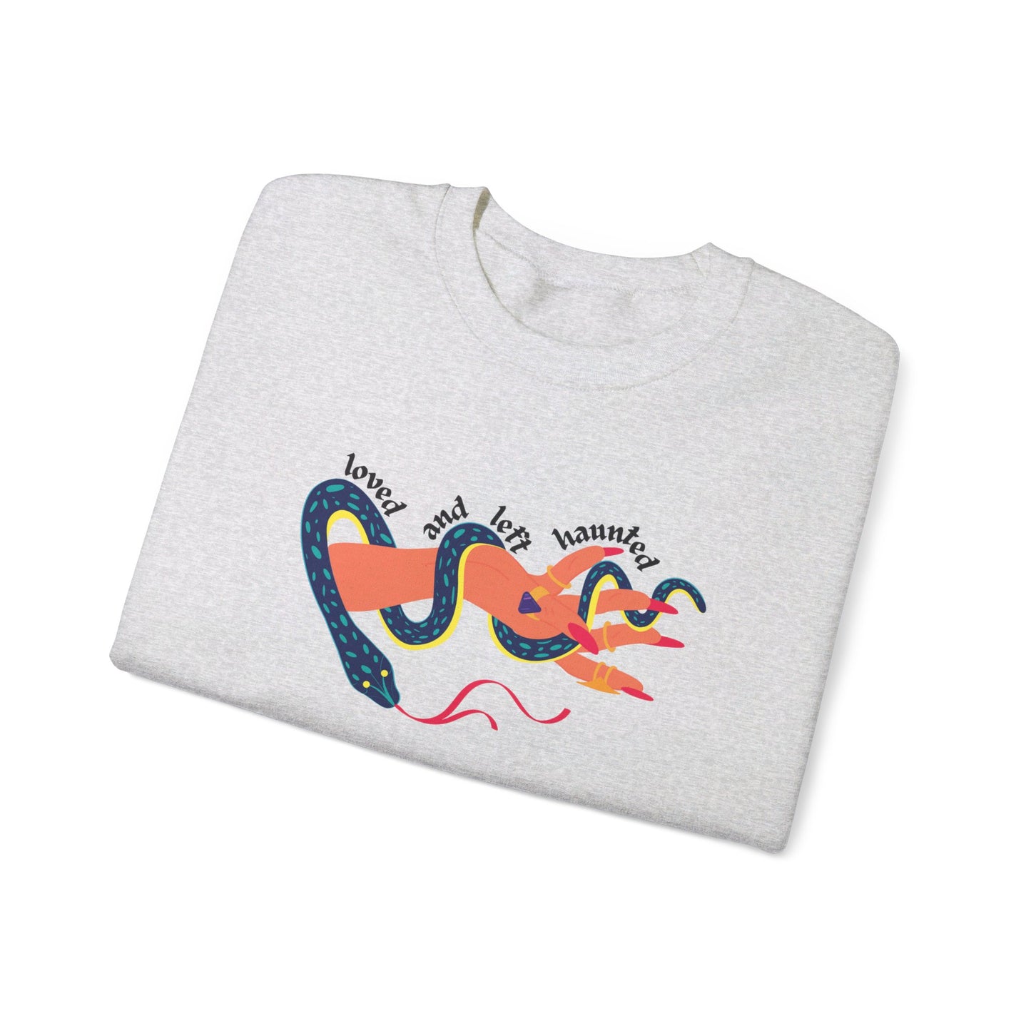Loved and Left Haunted Crewneck Sweatshirt