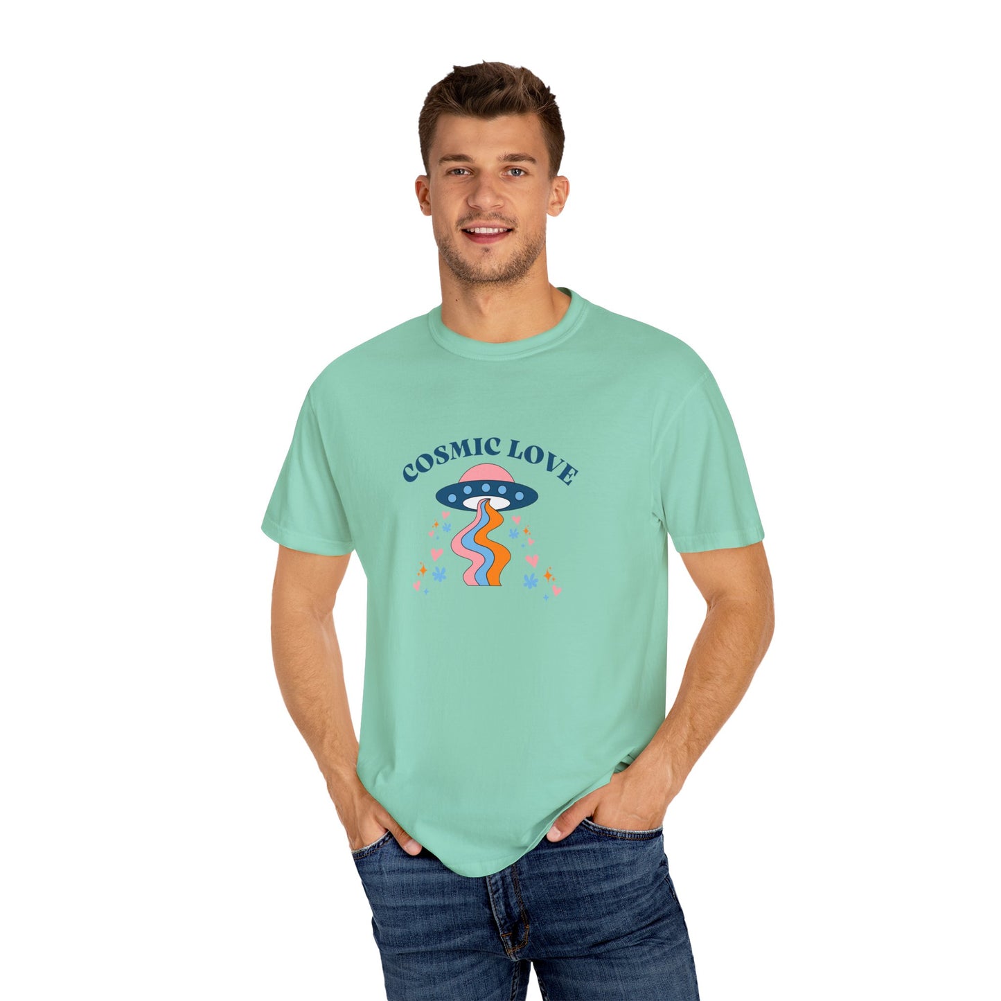Cosmic Love Down Bad Unisex T-shirt
