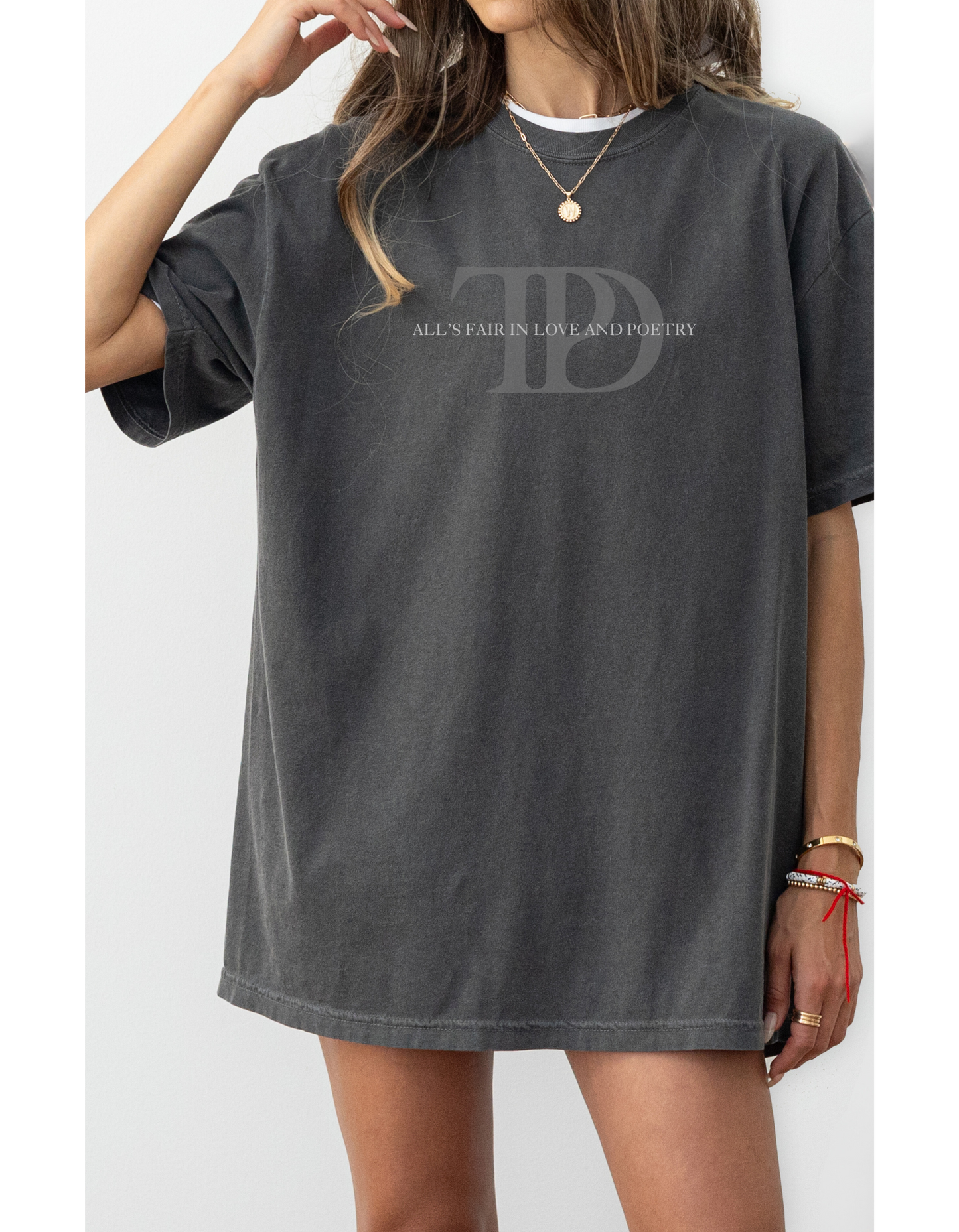 All's Fair in Love and Poetry Unisex Garment-Dyed T-shirt