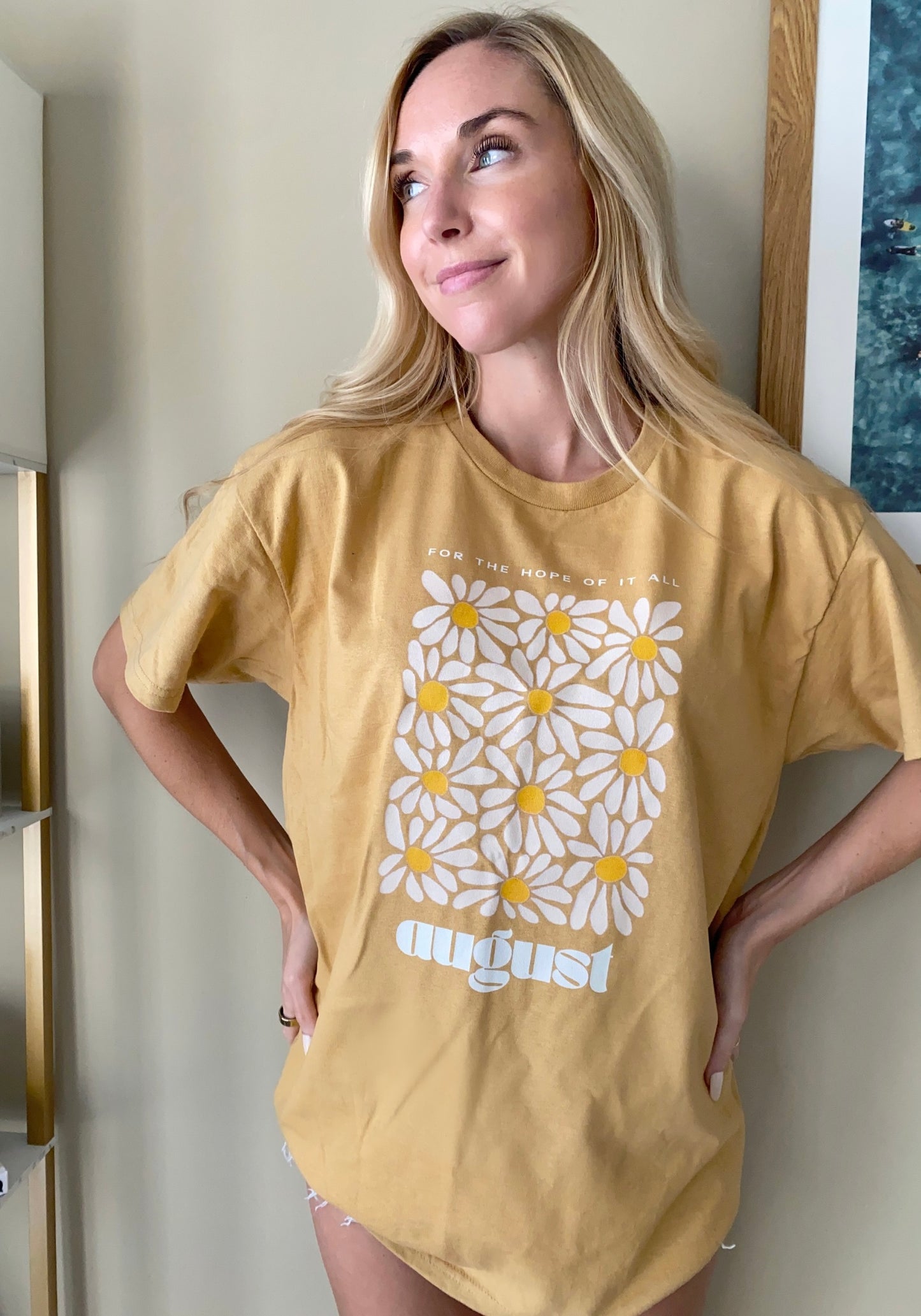 August Unisex Garment-Dyed T-shirt
