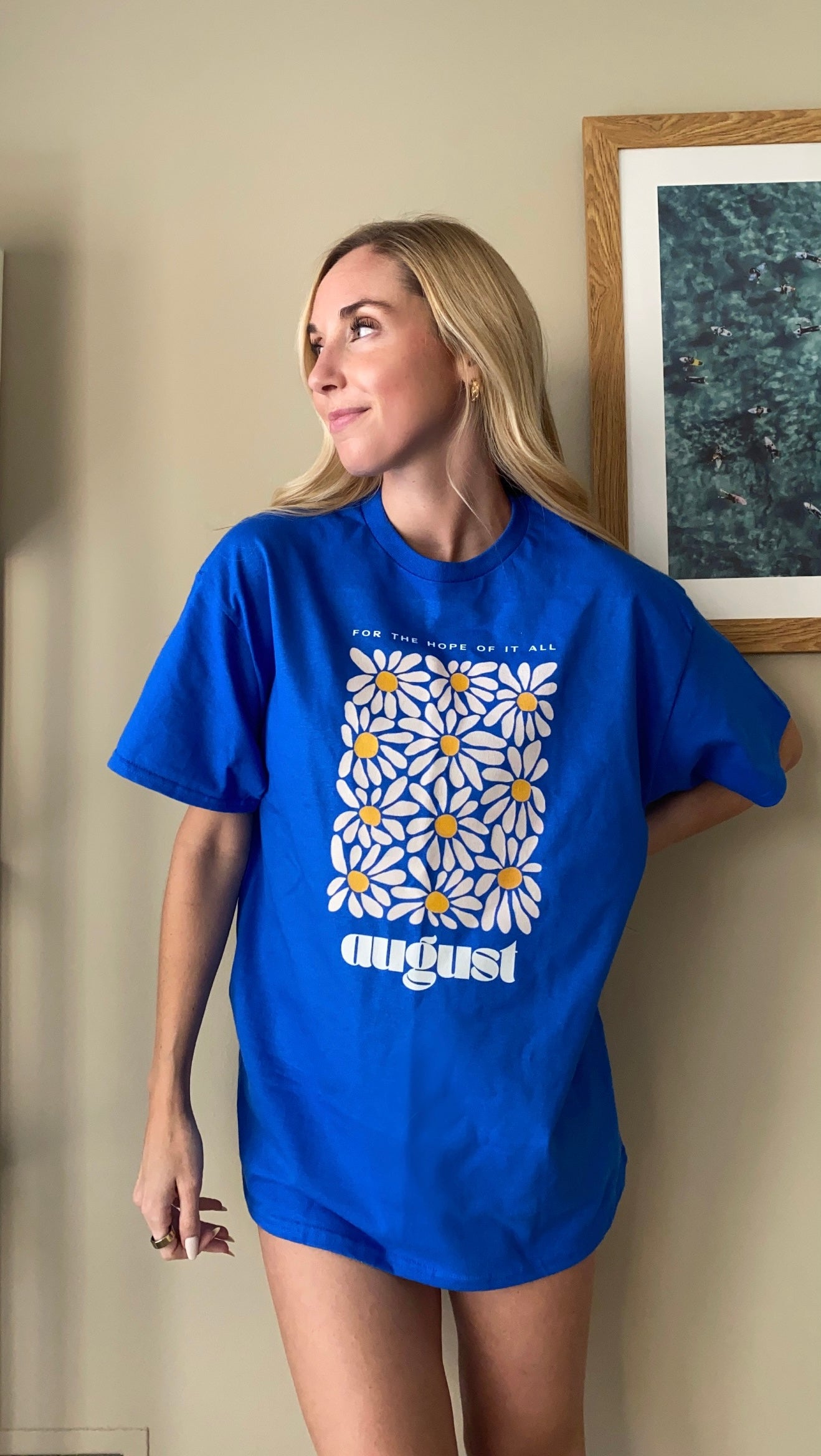 August Unisex Garment-Dyed T-shirt
