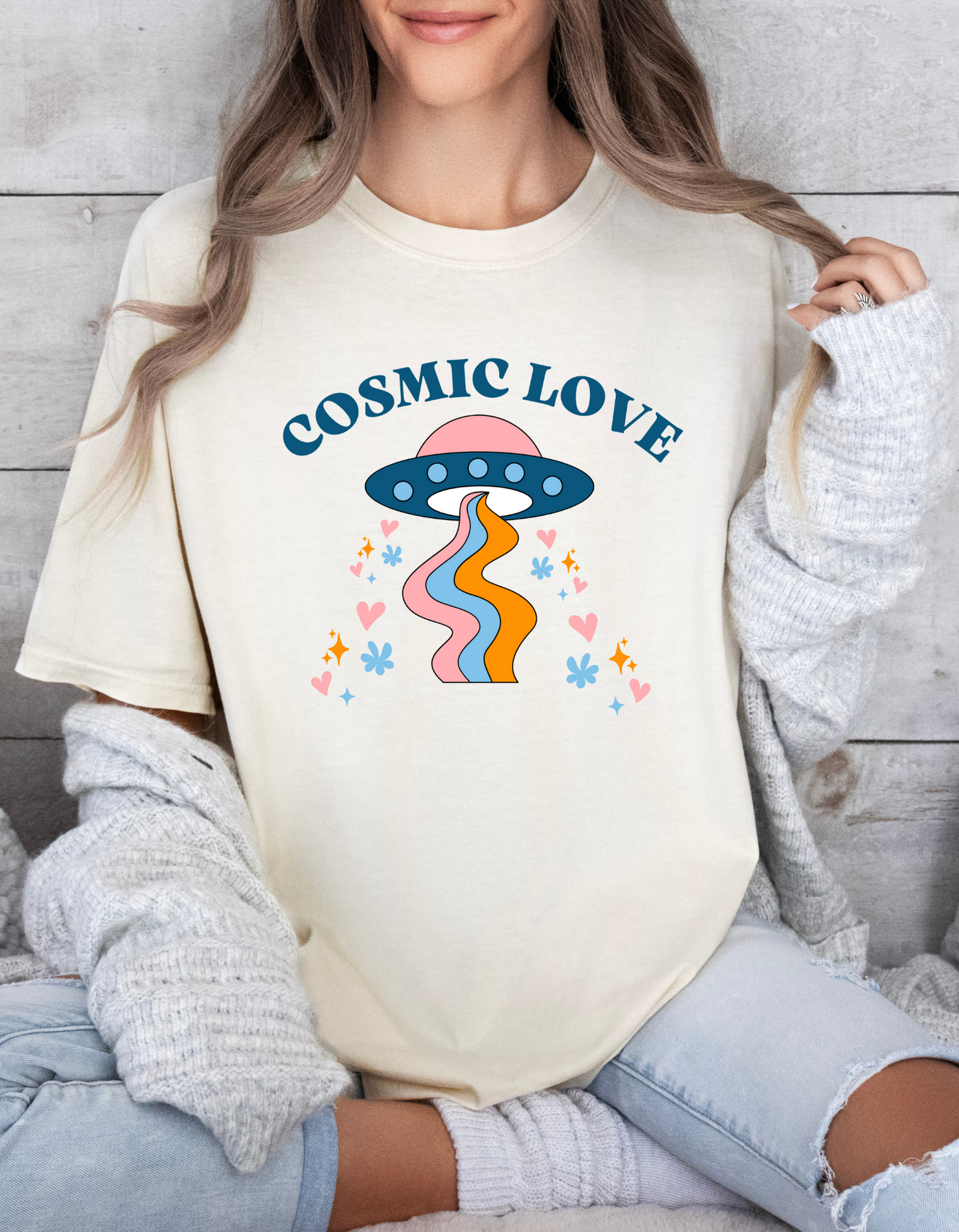 Cosmic Love Down Bad Unisex T-shirt