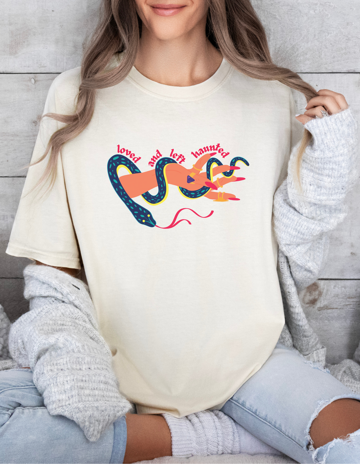 Loved and Left Haunted Halloween T-shirt
