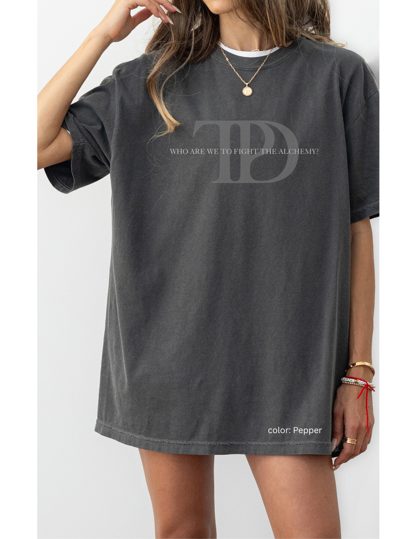 Who Are We To Fight The Alchemy? Unisex T-shirt
