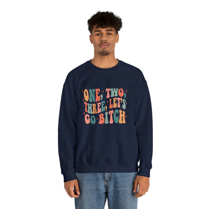 1 2 3 Let's Go B! Unisex Crewneck Sweatshirt