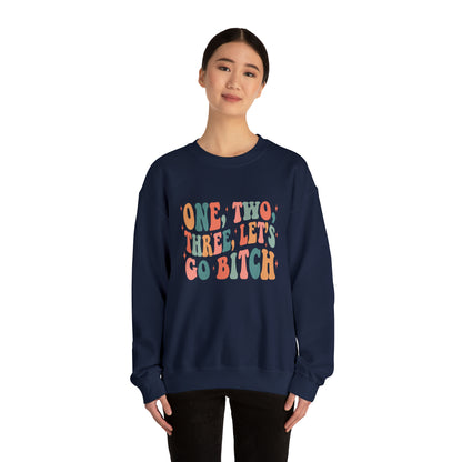 1 2 3 Let's Go B! Unisex Crewneck Sweatshirt