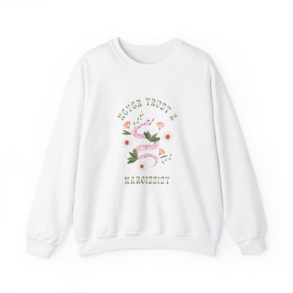 Never Trust a Narcissist Crewneck Sweatshirt