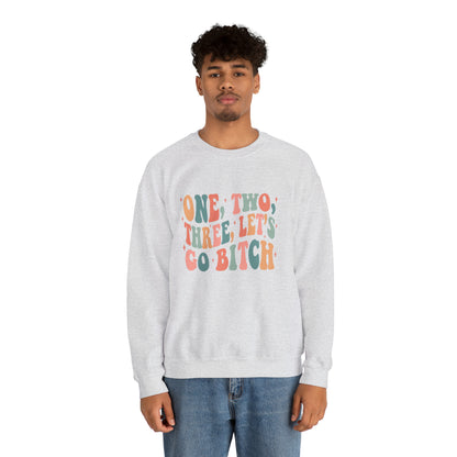 1 2 3 Let's Go B! Unisex Crewneck Sweatshirt