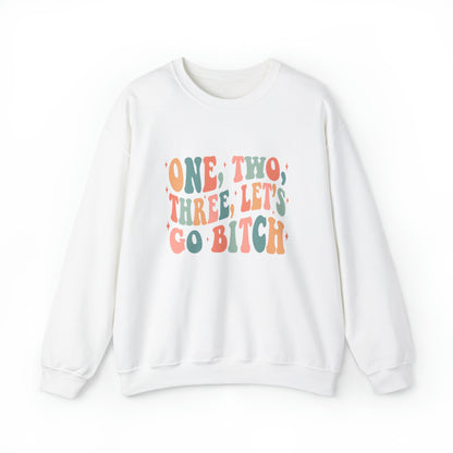 1 2 3 Let's Go B! Unisex Crewneck Sweatshirt