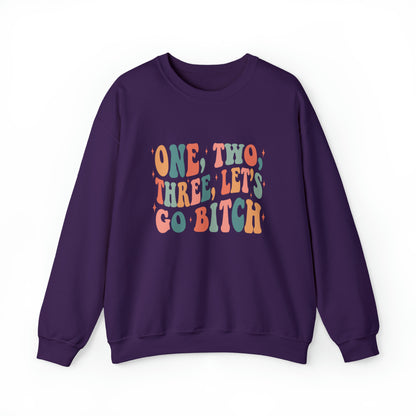 1 2 3 Let's Go B! Unisex Crewneck Sweatshirt