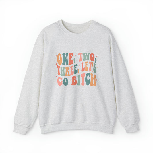 1 2 3 Let's Go B! Unisex Crewneck Sweatshirt