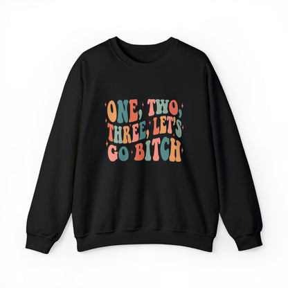 1 2 3 Let's Go B! Unisex Crewneck Sweatshirt