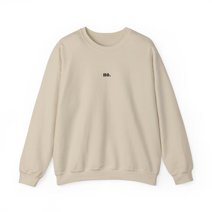 No Unisex Heavy Blend™ Crewneck Sweatshirt