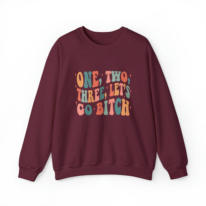 1 2 3 Let's Go B! Unisex Crewneck Sweatshirt